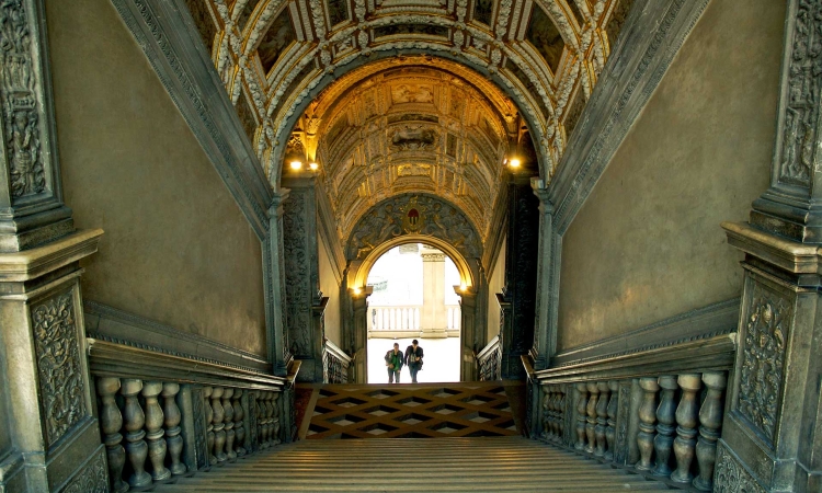 Золотая лестница на второй этаж Дворца дожей